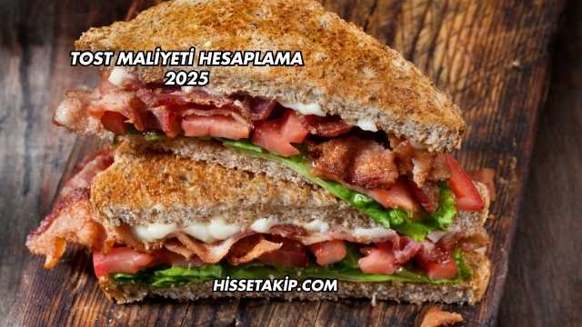 Tost Maliyeti Hesaplama 2025