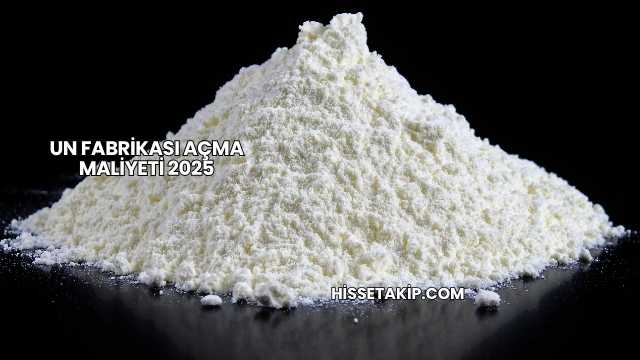 Un Fabrikası Açma Maliyeti 2025