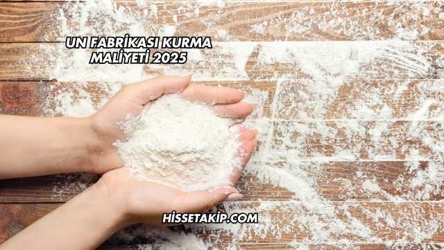 Un Fabrikası Kurma Maliyeti 2025