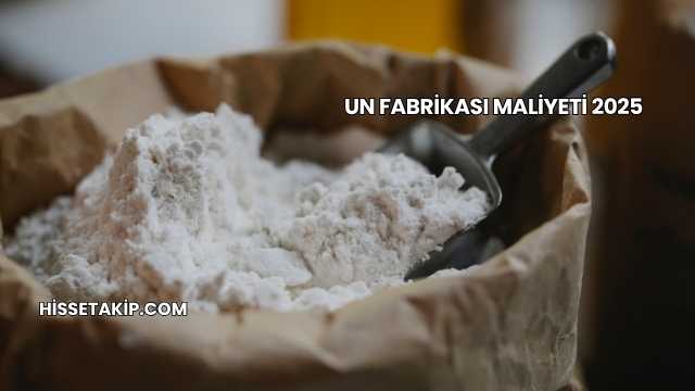 Un Fabrikası Maliyeti 2025