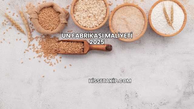Un Fabrikası Maliyeti 2025