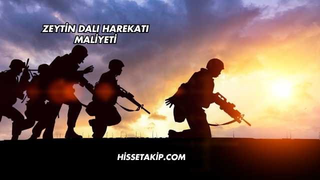 Zeytin Dalı Harekatı Maliyeti
