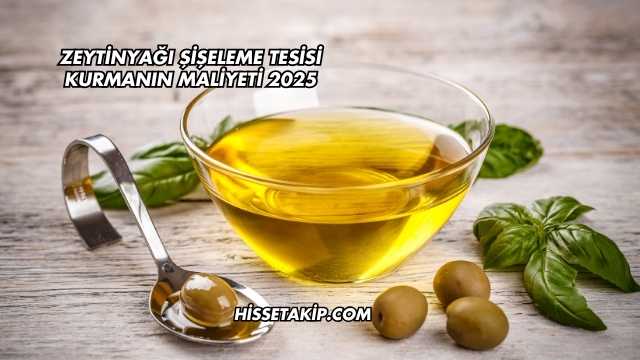 Zeytinyağı Şişeleme Tesisi Kurmanın Maliyeti 2025