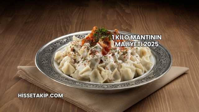 1 Kilo Mantının Maliyeti 2025