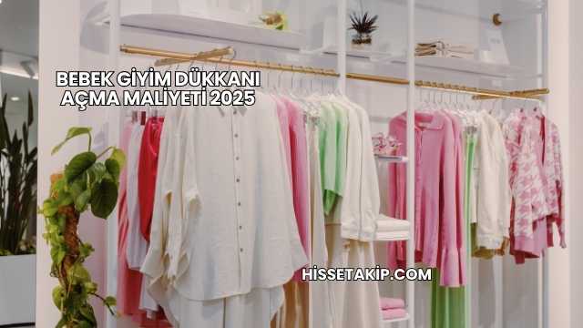 Bebek Giyim Dükkanı Açma Maliyeti 2025