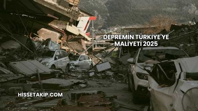 Depremin Türkiye'ye Maliyeti 2025