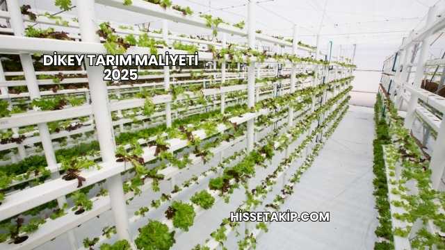 Dikey Tarım Maliyeti 2025