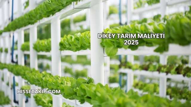 Dikey Tarım Maliyeti 2025
