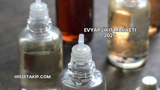 Evyap Likit Maliyeti 2025