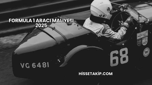 Formula 1 Aracı Maliyeti 2025