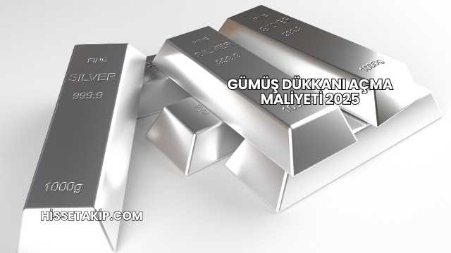 Gümüş Dükkanı Açma Maliyeti 2025