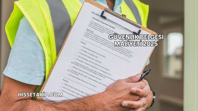 Güvenlik Belgesi Maliyeti 2025