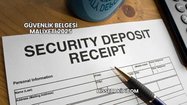 Güvenlik Belgesi Maliyeti 2025