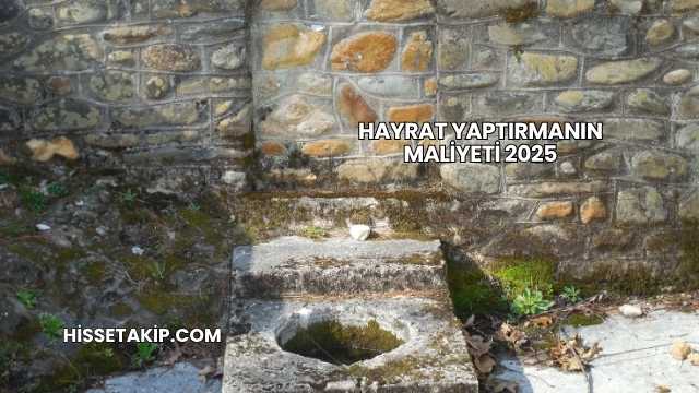 Hayrat Yaptırmanın Maliyeti 2025