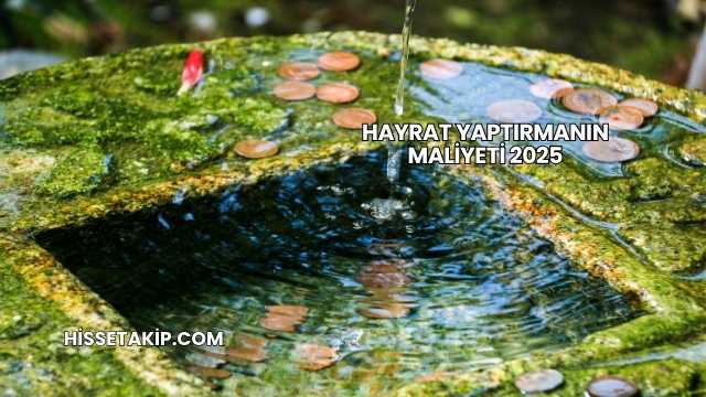 Hayrat Yaptırmanın Maliyeti 2025