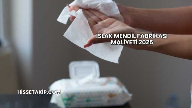 Islak Mendil Fabrikası Maliyeti 2025