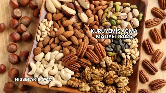 Kuruyemiş Açma Maliyeti 2025