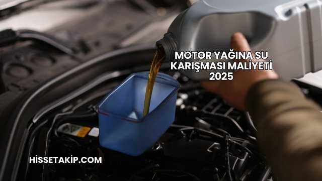 Motor Yağına Su Karışması Maliyeti 2025
