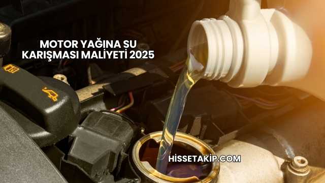 Motor Yağına Su Karışması Maliyeti 2025