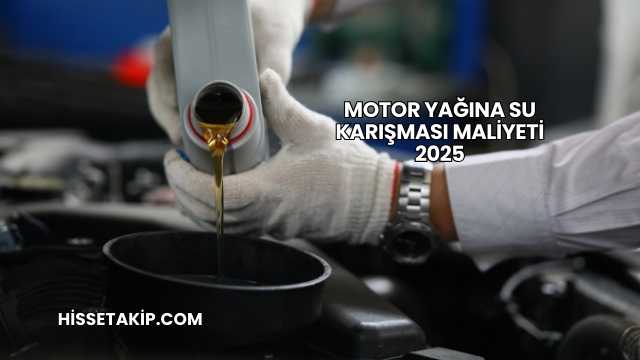 Motor Yağına Su Karışması Maliyeti 2025