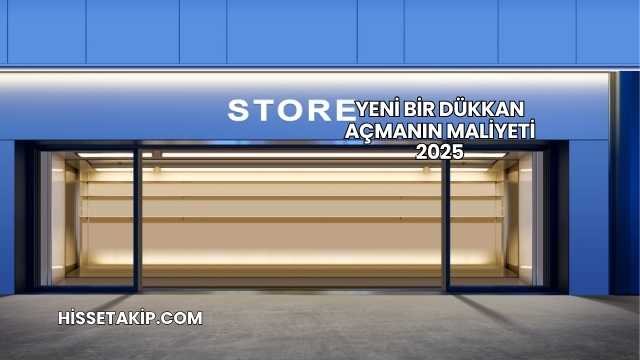 Yeni Bir Dükkan Açmanın Maliyeti 2025