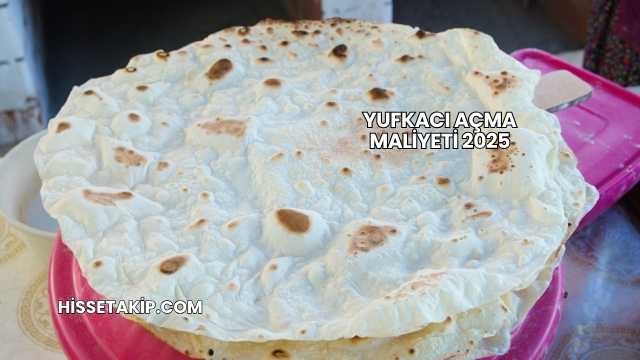 Yufkacı Açma Maliyeti 2025