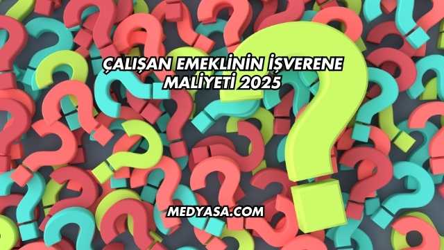 Çalışan Emeklinin İşverene Maliyeti 2025